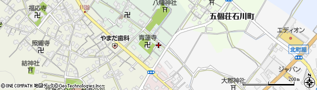 滋賀県東近江市五個荘塚本町79周辺の地図