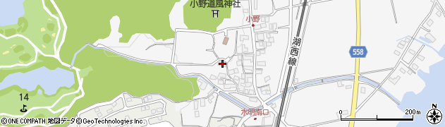 滋賀県大津市小野1302周辺の地図