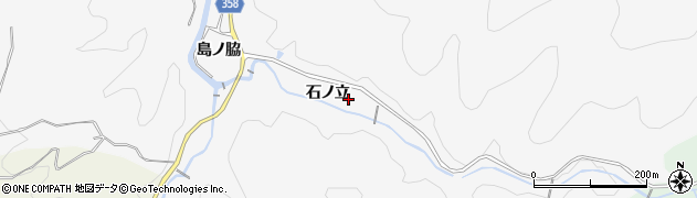 愛知県豊田市中立町（石ノ立）周辺の地図