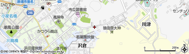 千葉県勝浦市出水1304周辺の地図