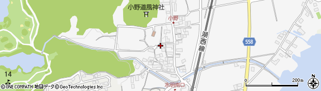 滋賀県大津市小野1294周辺の地図