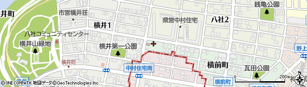 愛知県名古屋市中村区横前町148周辺の地図