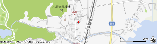 滋賀県大津市小野1008周辺の地図