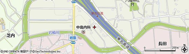 愛知県日進市北新町（八幡西）周辺の地図