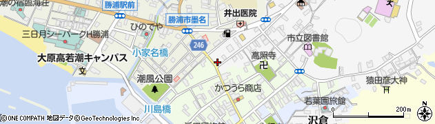 千葉県勝浦市出水1262周辺の地図