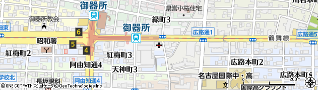辰馬本家酒造株式会社　名古屋支店周辺の地図