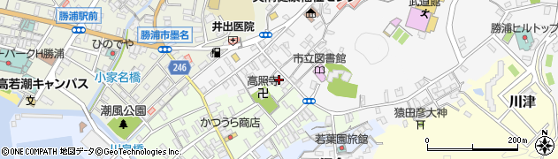 千葉県勝浦市出水1279周辺の地図
