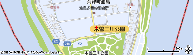 海津警察署大江警察官駐在所周辺の地図