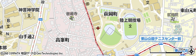 愛知県名古屋市千種区萩岡町122周辺の地図