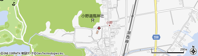滋賀県大津市小野1266周辺の地図