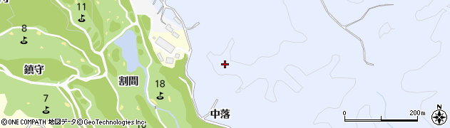 愛知県豊田市葛町周辺の地図