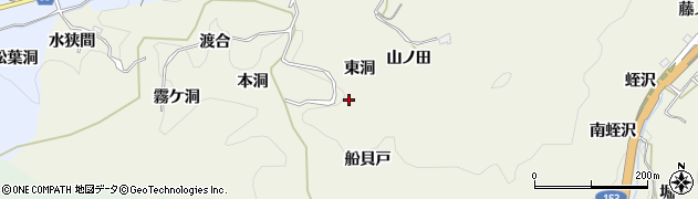 愛知県豊田市富岡町（船貝戸）周辺の地図