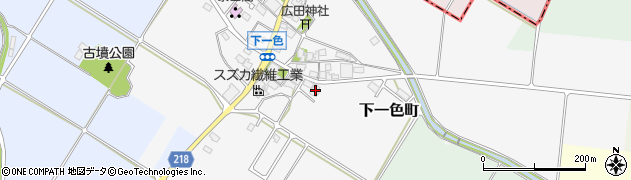 滋賀県東近江市下一色町332周辺の地図