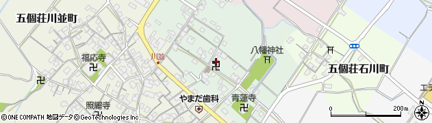滋賀県東近江市五個荘塚本町156周辺の地図