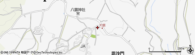 神奈川県三浦市南下浦町毘沙門1483周辺の地図