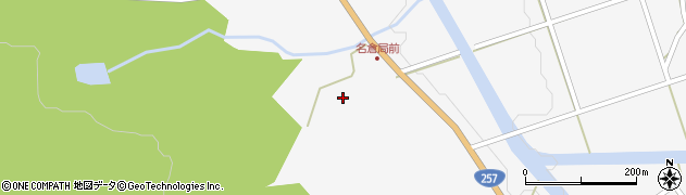 愛知県北設楽郡設楽町東納庫寺狭間周辺の地図