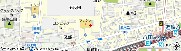 愛知県名古屋市中村区岩塚町西枝周辺の地図