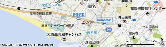 ＣｕｔＰａｒｋ　勝浦店周辺の地図