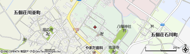 滋賀県東近江市五個荘塚本町229周辺の地図