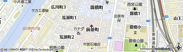 愛知県名古屋市中川区前並町周辺の地図