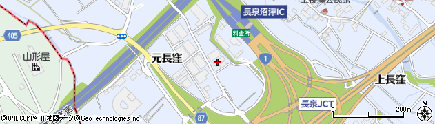 静岡県警察本部　高速道路交通警察隊長泉分駐隊周辺の地図