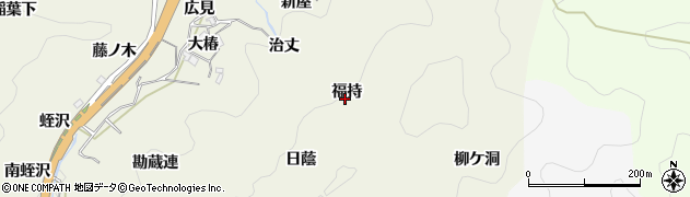 愛知県豊田市富岡町（福持）周辺の地図