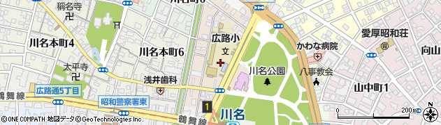 愛知県名古屋市昭和区川原通8丁目周辺の地図