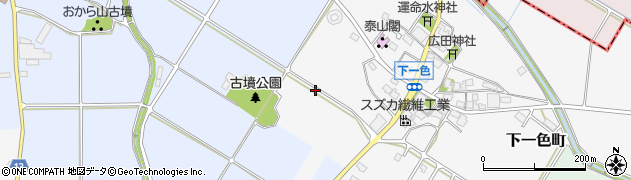 滋賀県東近江市下一色町659周辺の地図