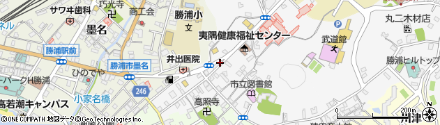 千葉県勝浦市出水1233周辺の地図
