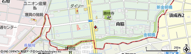 一番亭蟹江インター店周辺の地図