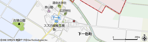 滋賀県東近江市下一色町389周辺の地図