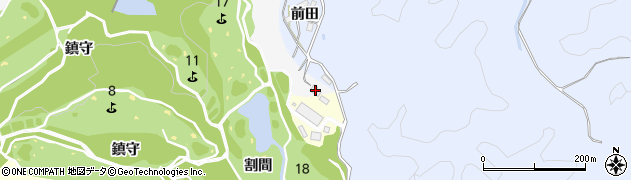 愛知県豊田市小峯町割間686周辺の地図