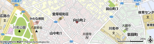 愛知県名古屋市昭和区向山町周辺の地図