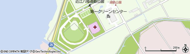 近江八幡運動公園周辺の地図