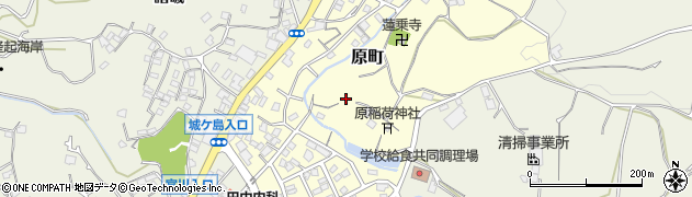 神奈川県三浦市原町周辺の地図