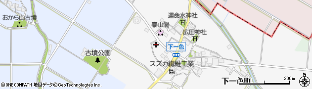滋賀県東近江市下一色町359周辺の地図