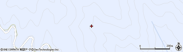 愛知県豊根村（北設楽郡）古真立（向井）周辺の地図