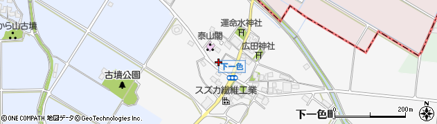 滋賀県東近江市下一色町362周辺の地図