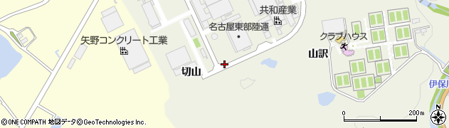 愛知県豊田市篠原町敷田周辺の地図