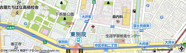 行政書士岩野良子事務所周辺の地図