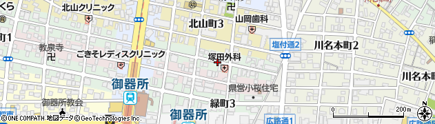 愛知県名古屋市昭和区鶴羽町3丁目周辺の地図