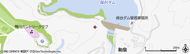 保台ダム周辺の地図