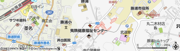 千葉県勝浦市出水1212周辺の地図