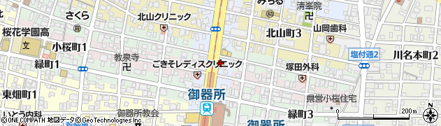 株式会社トヨタレンタリース名古屋　御器所店周辺の地図