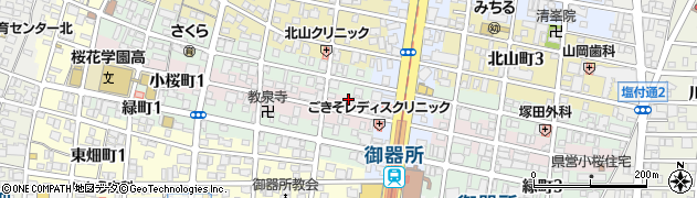 田島事務所周辺の地図