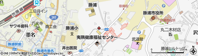 千葉県勝浦市出水118周辺の地図