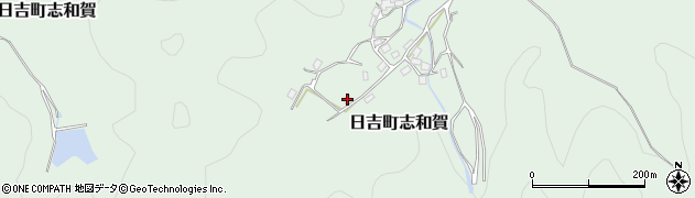 京都府南丹市日吉町志和賀22周辺の地図