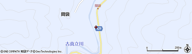 愛知県豊根村（北設楽郡）古真立（浜井場）周辺の地図