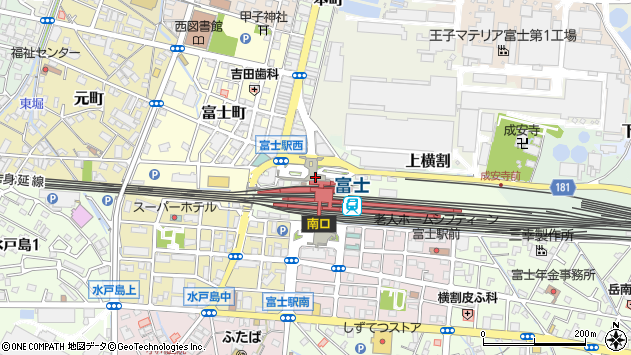 〒416-0914 静岡県富士市本町の地図