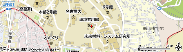 愛知県名古屋市千種区萩岡町1周辺の地図